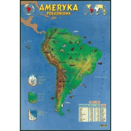 Ameryka Południowa Plansza dydaktyczna