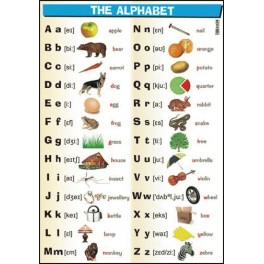 The alphabet Plansza dydaktyczna