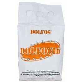 Dolfos Dolfocid 10kg Skoncentrowany preparat zakwaszający i konserwant do mieszanek paszowych i preparatów mlekozastępczych dla wszystkich gatunków zwierząt