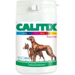 Calitix 150 tabletek Mieszanka paszowa mineralna dla psów i zwierząt futerkowych